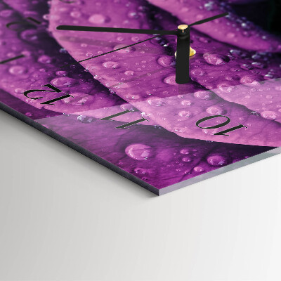Vertical wall clock Rose