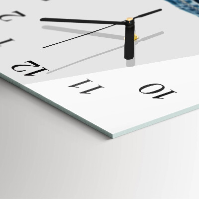 Glass clock vertical Jeans