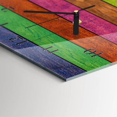Modern vertical wall clock Stripes
