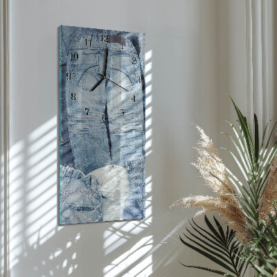 Modern vertical wall clock Pants