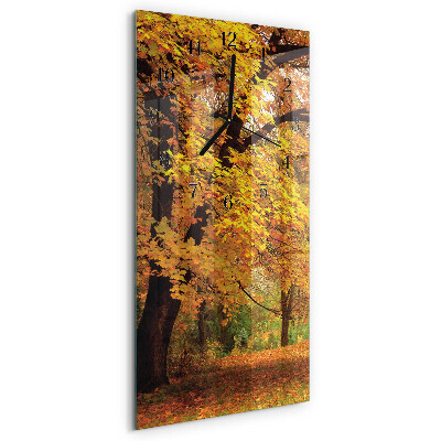 Vertical wall clock Tree