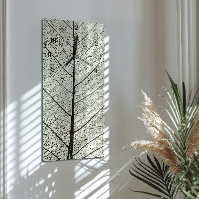 Modern vertical wall clock Sheet
