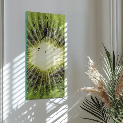 Vertical rectangular wall clock Kiwi