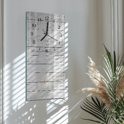 Glass wall clock vertical Wall