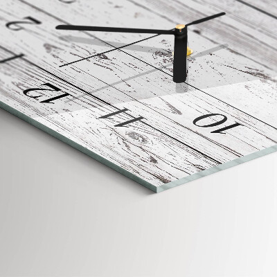 Glass wall clock vertical Wall