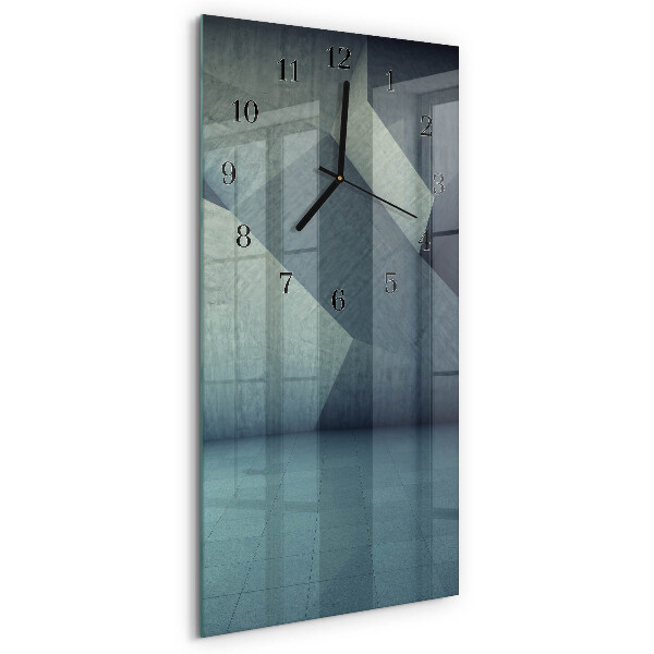 Vertical rectangular wall clock Plate