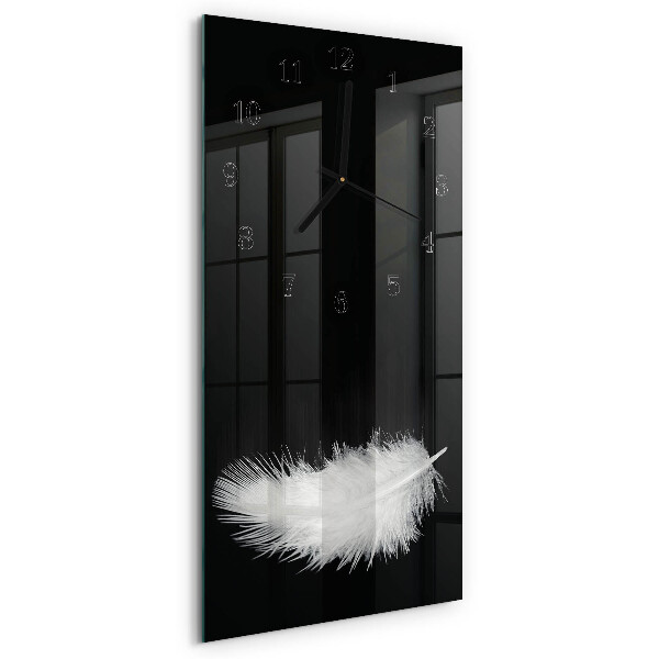 Vertical rectangular wall clock Pen
