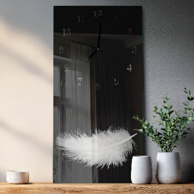 Vertical rectangular wall clock Pen