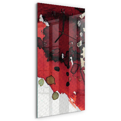 Vertical wall clock Stains