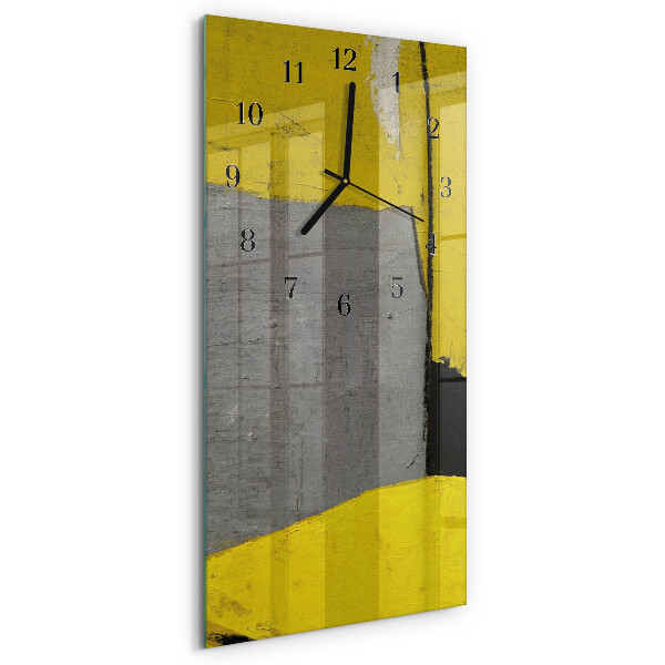 Modern vertical wall clock Confusion