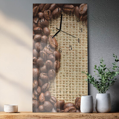 Glass clock vertical Pouf bag