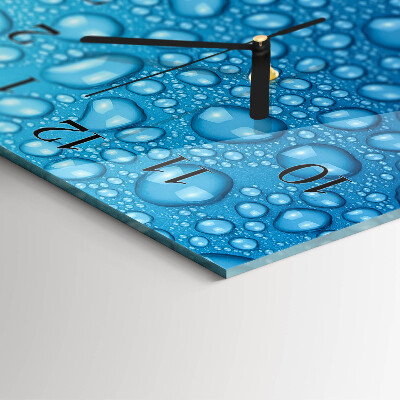 Vertical rectangular wall clock A drop of water