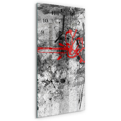 Vertical wall clock Piece