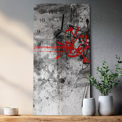 Vertical wall clock Piece
