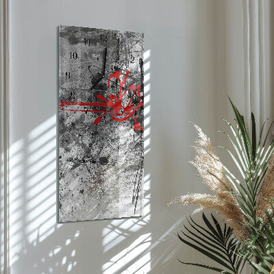 Vertical wall clock Piece