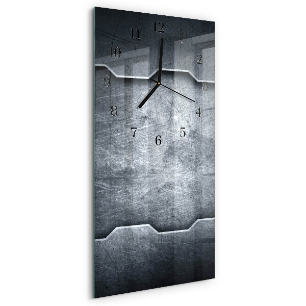 Vertical wall clock Metal