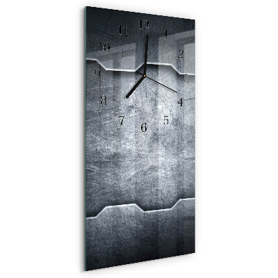 Vertical wall clock Metal
