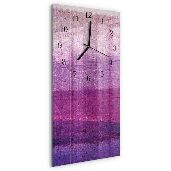 Vertical rectangular wall clock Canvas