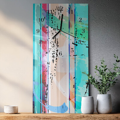 Modern vertical wall clock Pattern