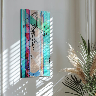 Modern vertical wall clock Pattern