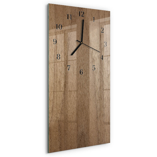 Glass clock vertical Table