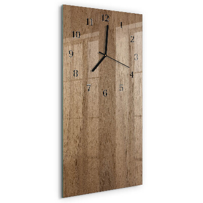 Glass clock vertical Table