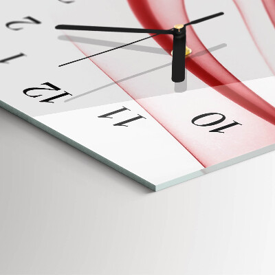 Vertical rectangular wall clock Abstract lines