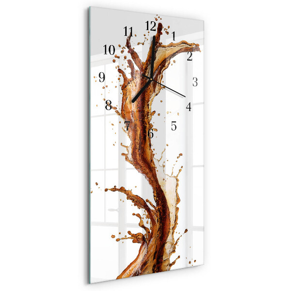 Vertical rectangular wall clock Water