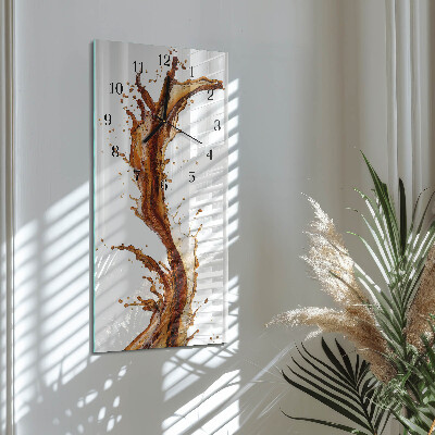 Vertical rectangular wall clock Water