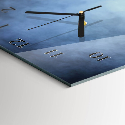 Vertical rectangular wall clock Smoke