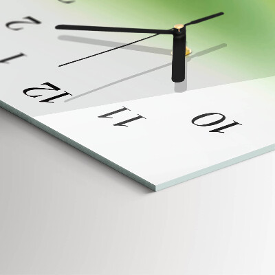 Vertical rectangular wall clock Abstract art