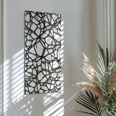 Vertical rectangular wall clock Pattern