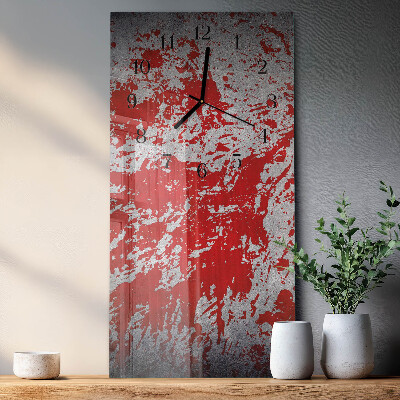 Vertical wall clock Stains