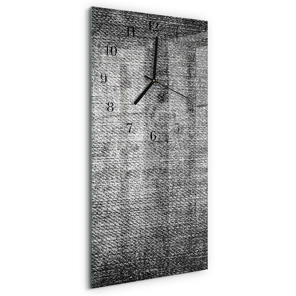 Vertical rectangular wall clock Material