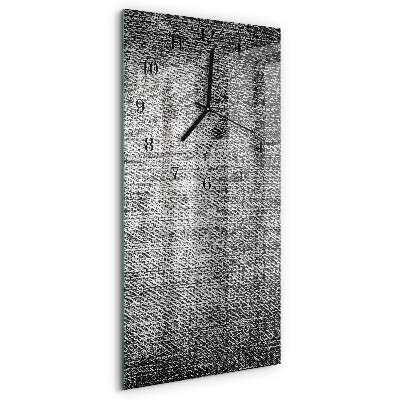 Vertical rectangular wall clock Material