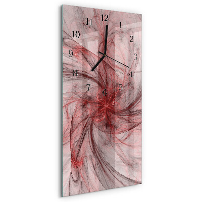 Vertical rectangular wall clock Abstraction