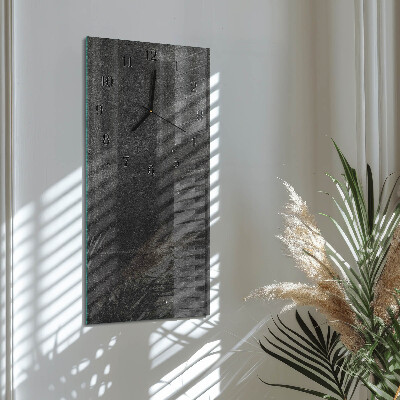 Vertical wall clock Graphite