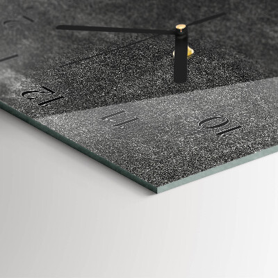 Vertical wall clock Graphite