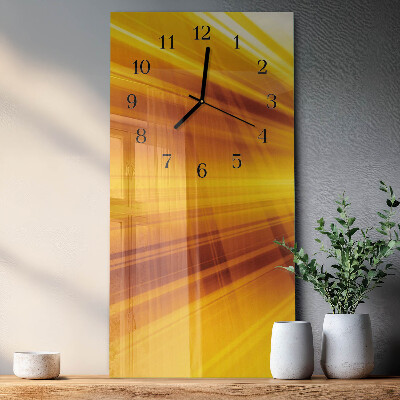 Vertical wall clock Stripes
