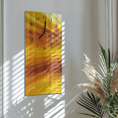 Vertical wall clock Stripes