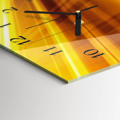 Vertical wall clock Stripes