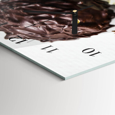 Modern vertical wall clock Pearls