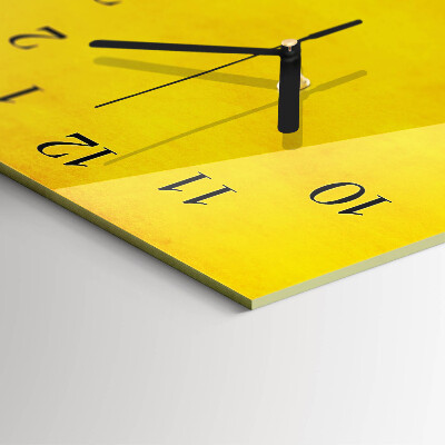 Glass clock vertical Table