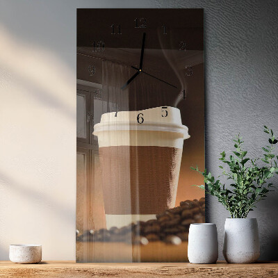 Vertical wall clock Mug