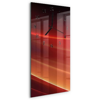 Modern vertical wall clock Abstraction