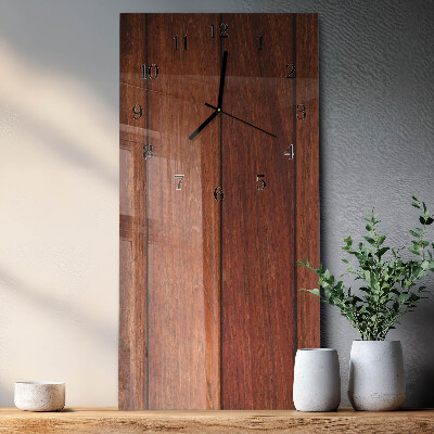 Vertical wall clock Wood