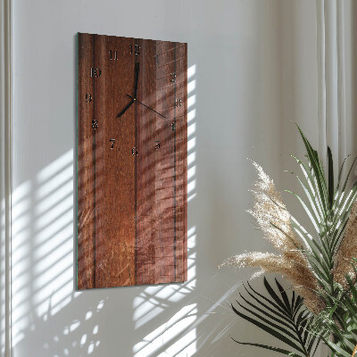 Vertical wall clock Wood