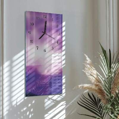 Vertical rectangular wall clock Pattern