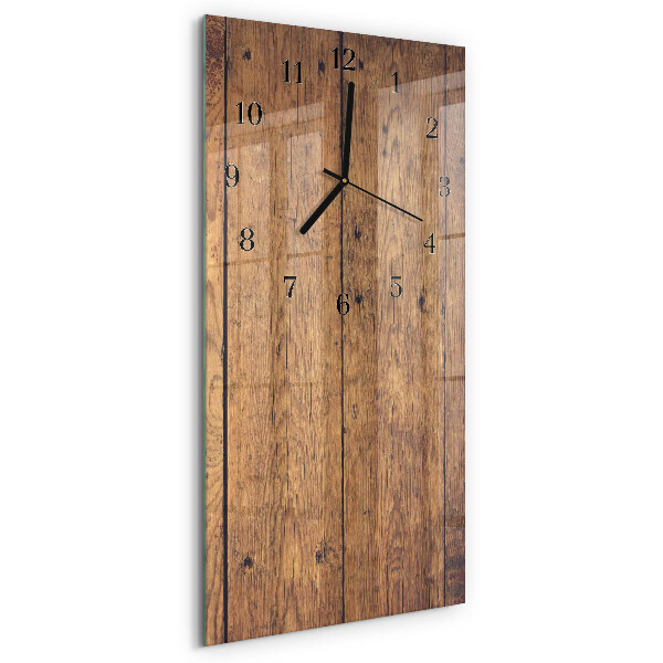 Vertical wall clock Wood