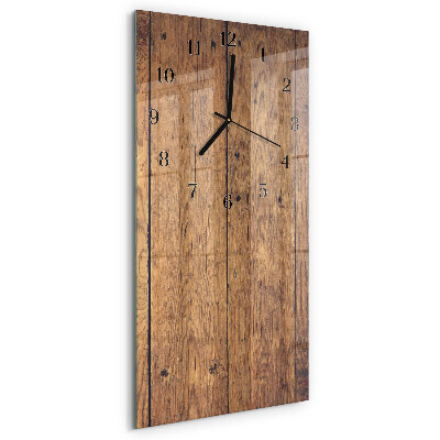 Vertical wall clock Wood